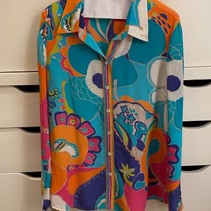 Trina Turk Silk Blouse